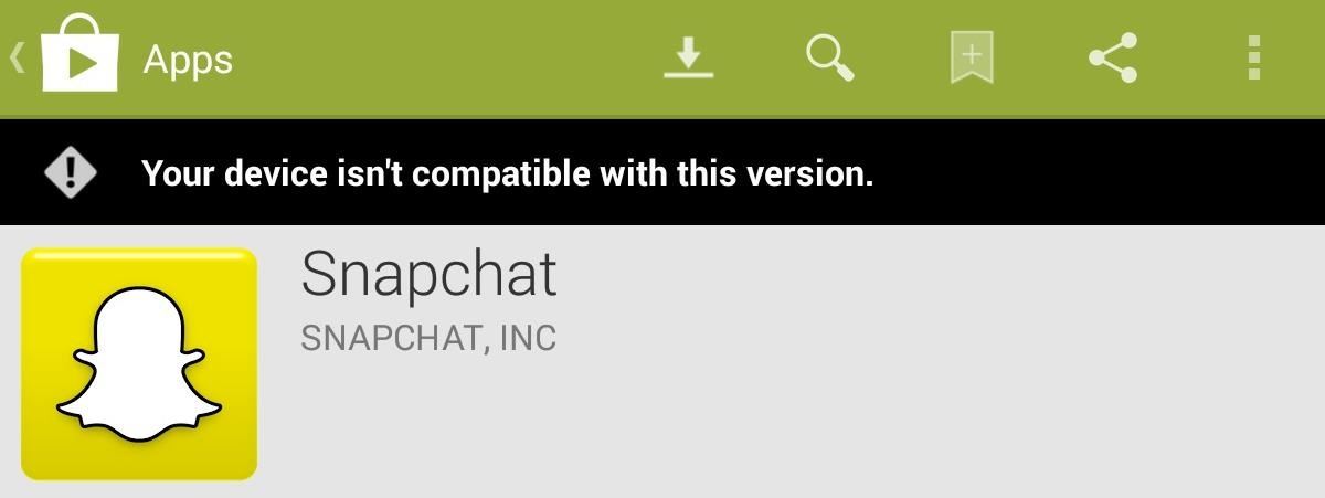 download-app-is-not-compatible